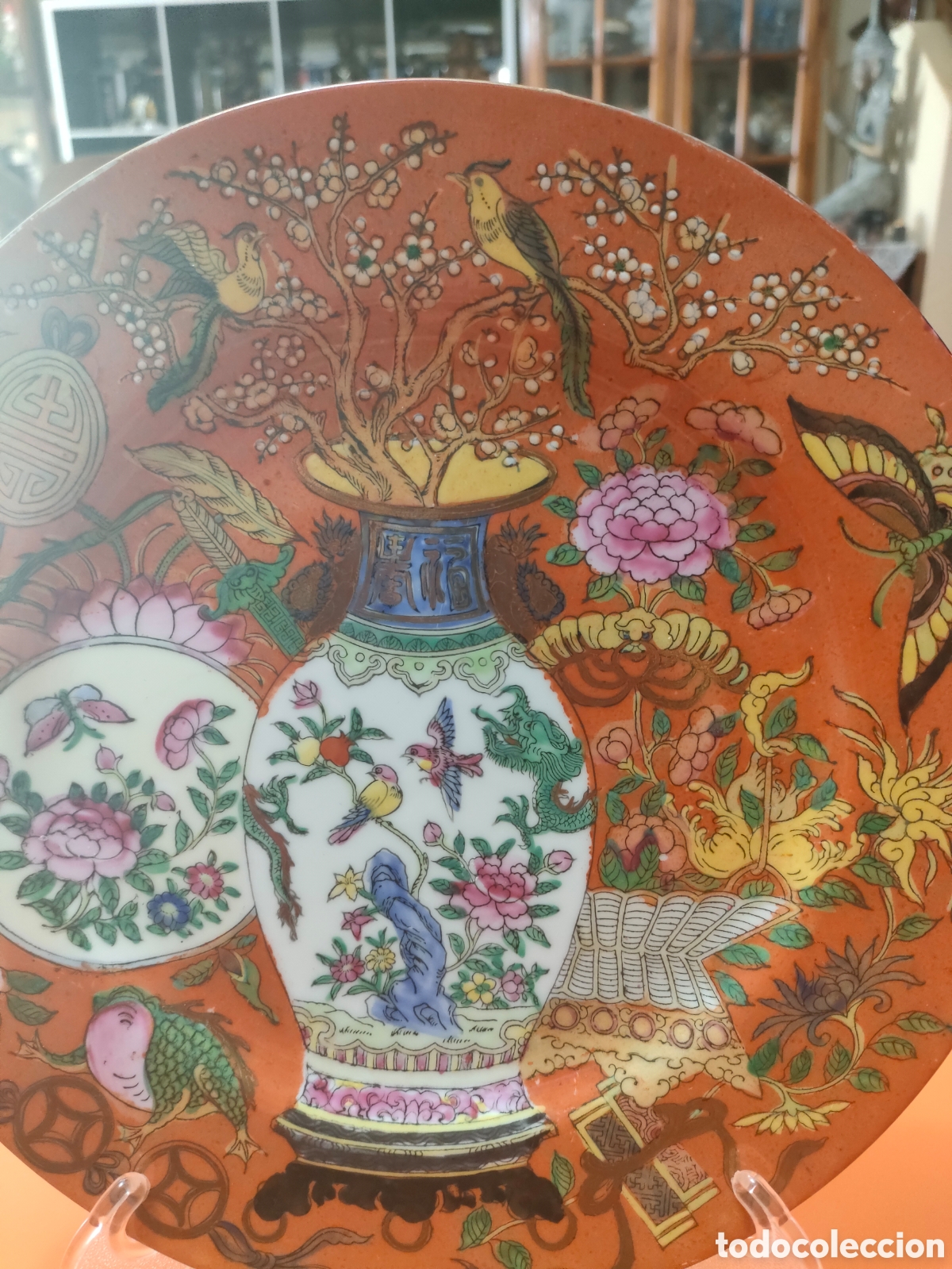 Antig&uuml;edades: Plato oriental con simbologia - Foto 3