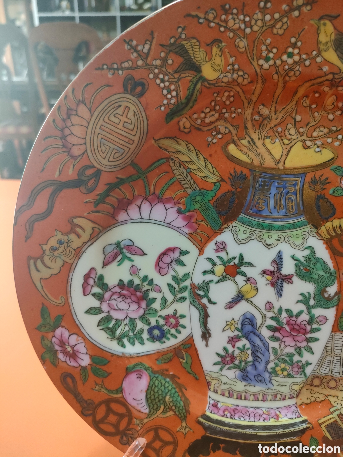 Antig&uuml;edades: Plato oriental con simbologia - Foto 4
