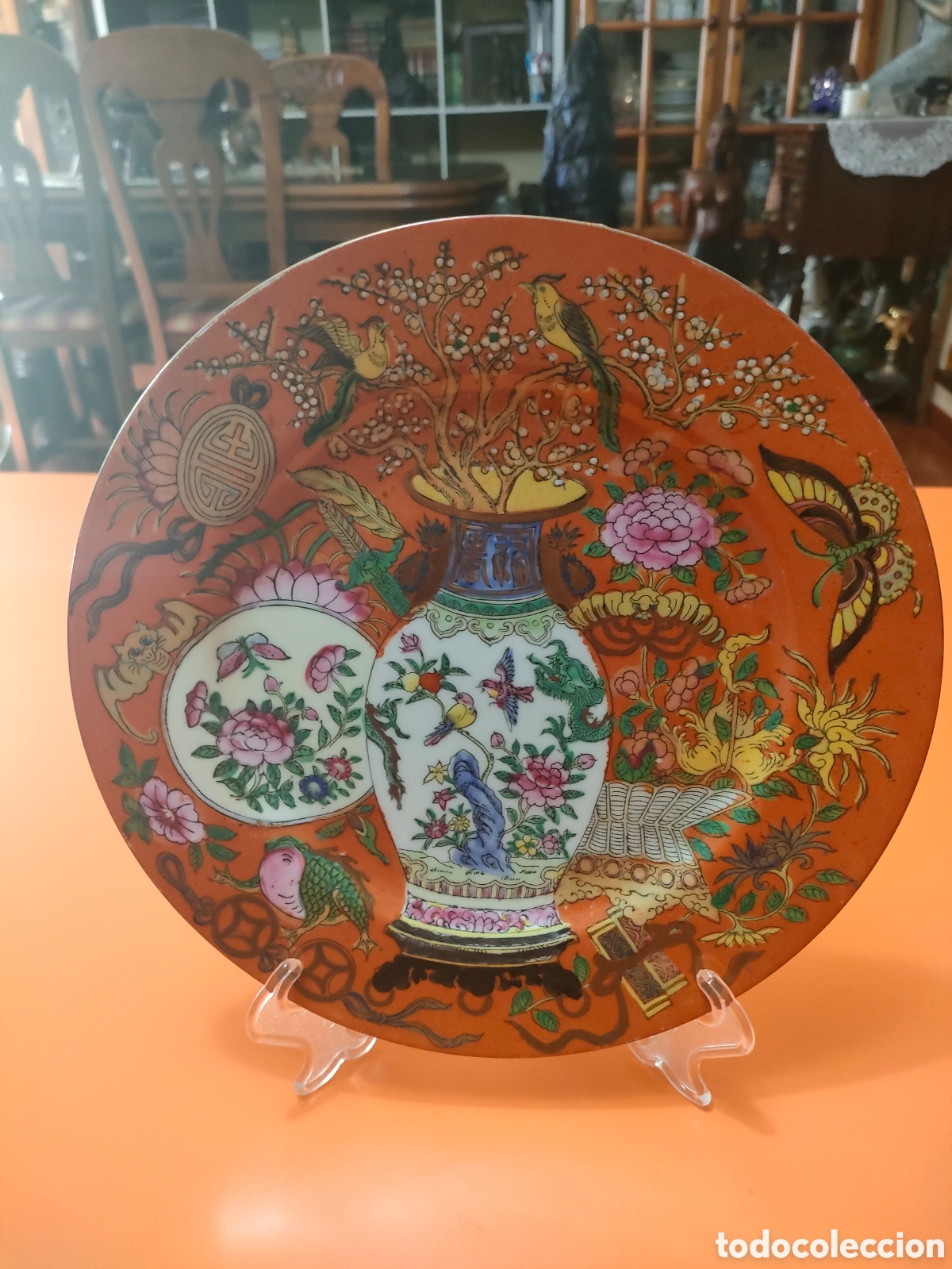Antig&uuml;edades: Plato oriental con simbologia - Foto 1