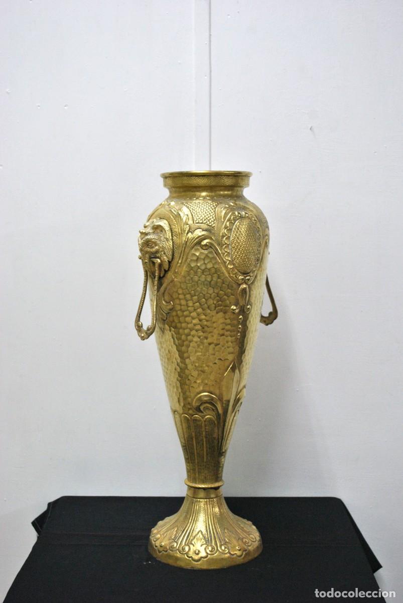 Antig&uuml;edades: GRAN JARR&Oacute;N DE BRONCE DORADO - Foto 3
