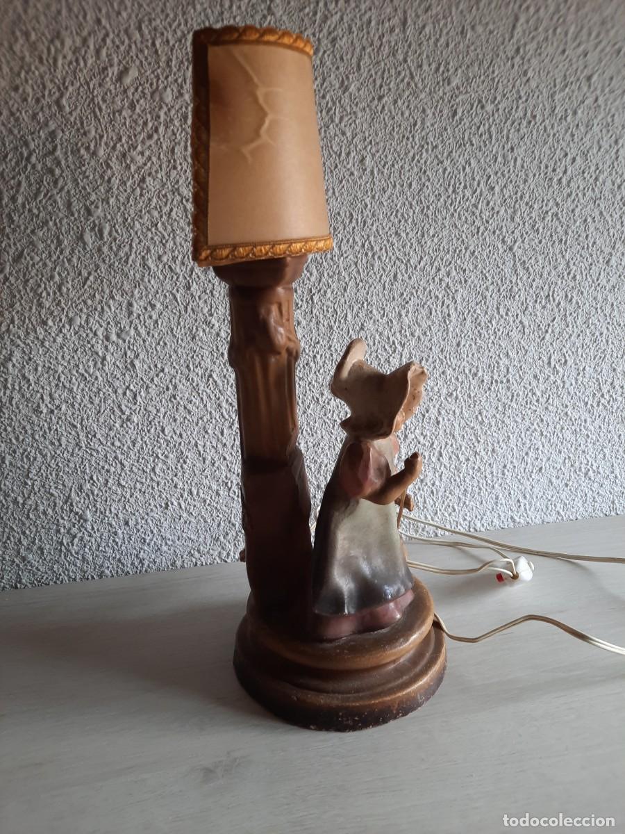 Antig&uuml;edades: Lamparade pie antigua - Foto 4