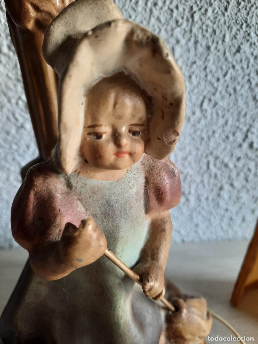Antig&uuml;edades: Lamparade pie antigua - Foto 10