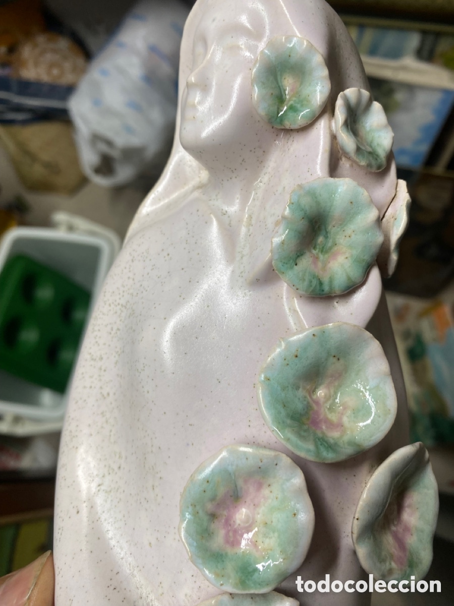 Antig&uuml;edades: Porcelana de mujer con flores - Foto 10