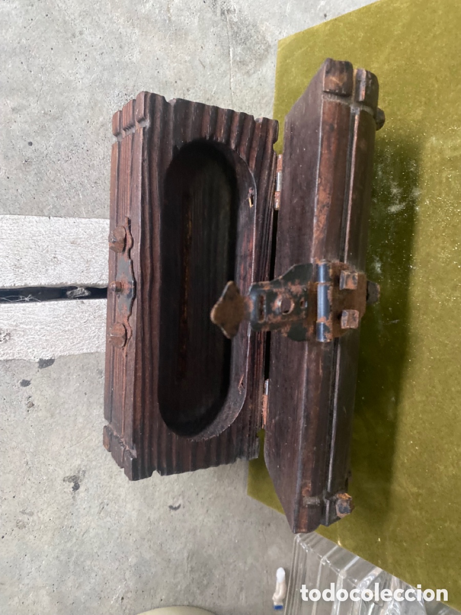 Antig&uuml;edades: Caja de madera antigua para joyas - Foto 2