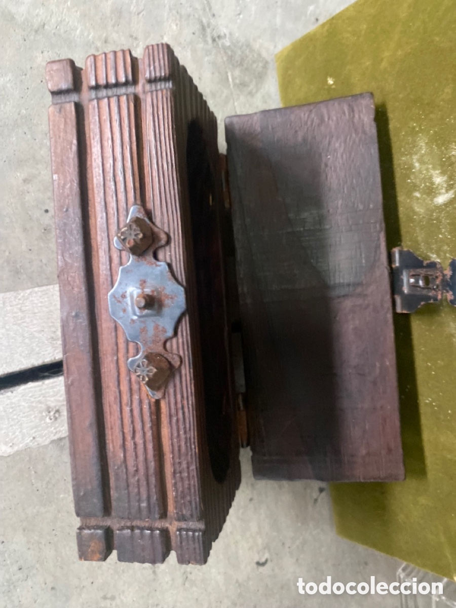 Antig&uuml;edades: Caja de madera antigua para joyas - Foto 4