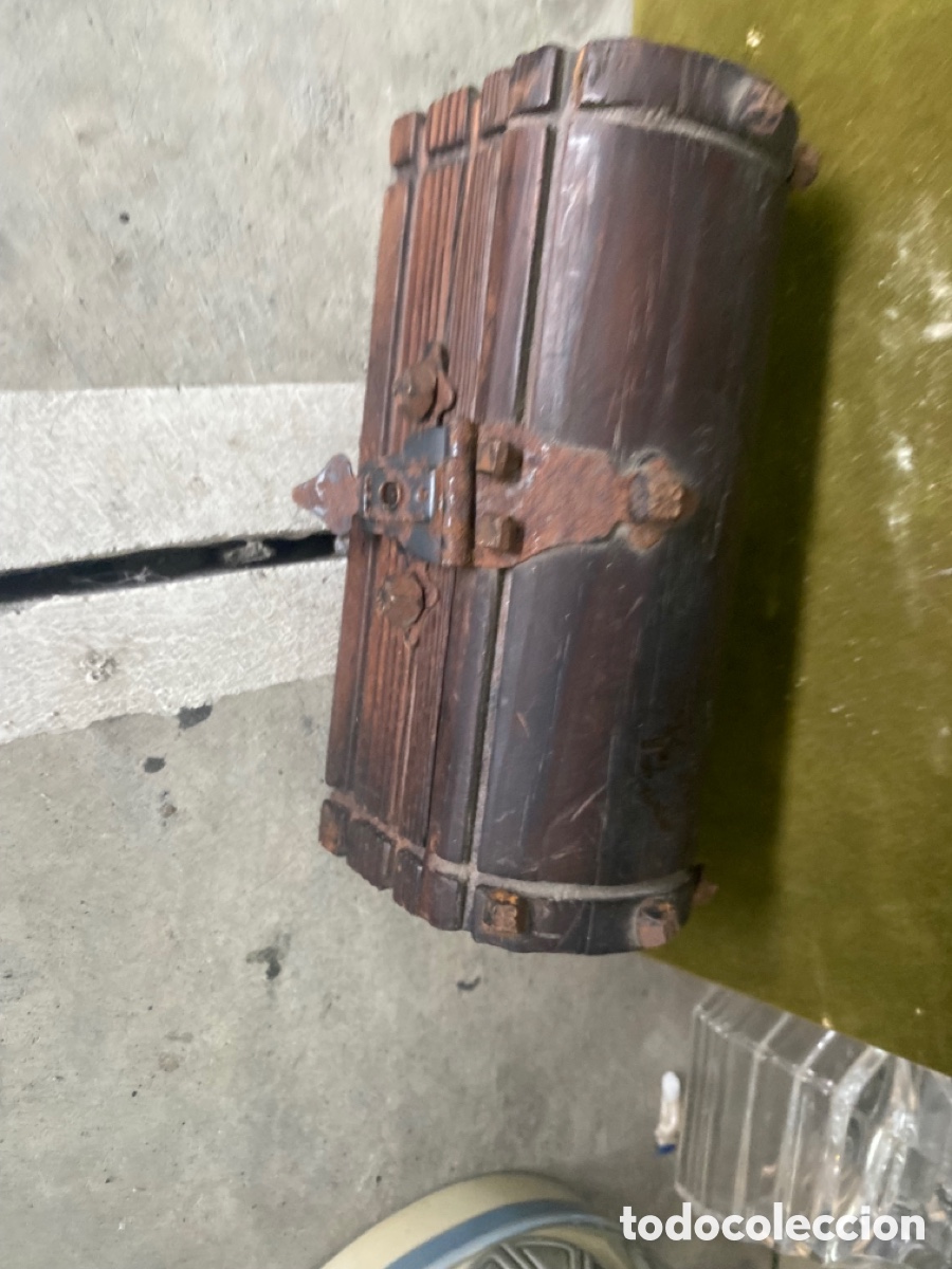 Antig&uuml;edades: Caja de madera antigua para joyas - Foto 1