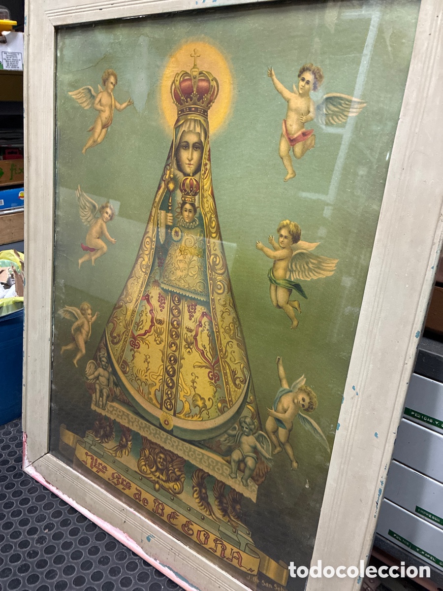 Antig&uuml;edades: Cuadro de Nuestra Se&ntilde;ora de Bego&ntilde;a. - Foto 3