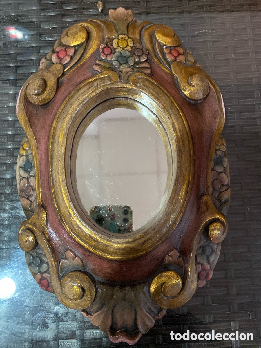 Antig&uuml;edades: Cuadros espejos madera - Foto 2