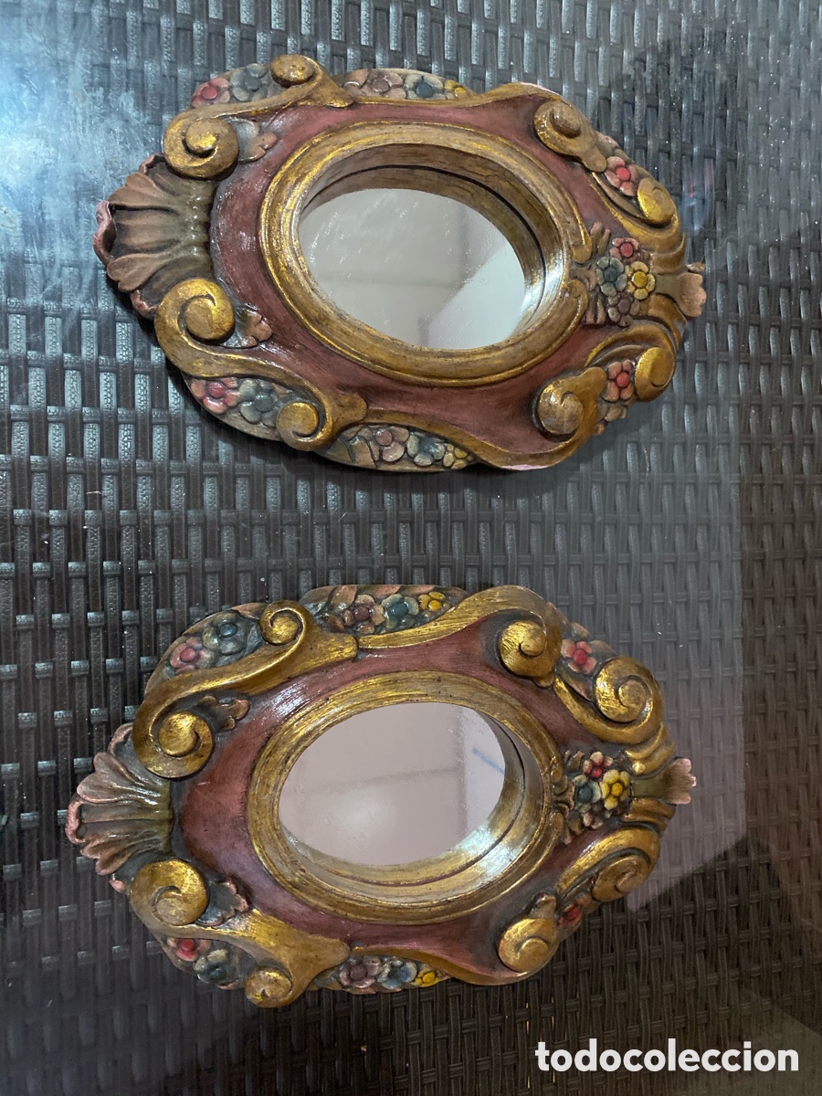 Antig&uuml;edades: Cuadros espejos madera - Foto 1