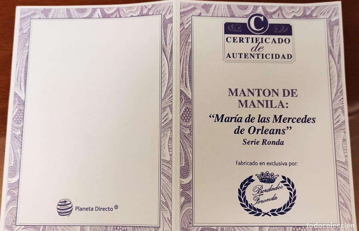 Antig&uuml;edades: MANT&Oacute;N DE MANILA DE SEDA - Foto 3