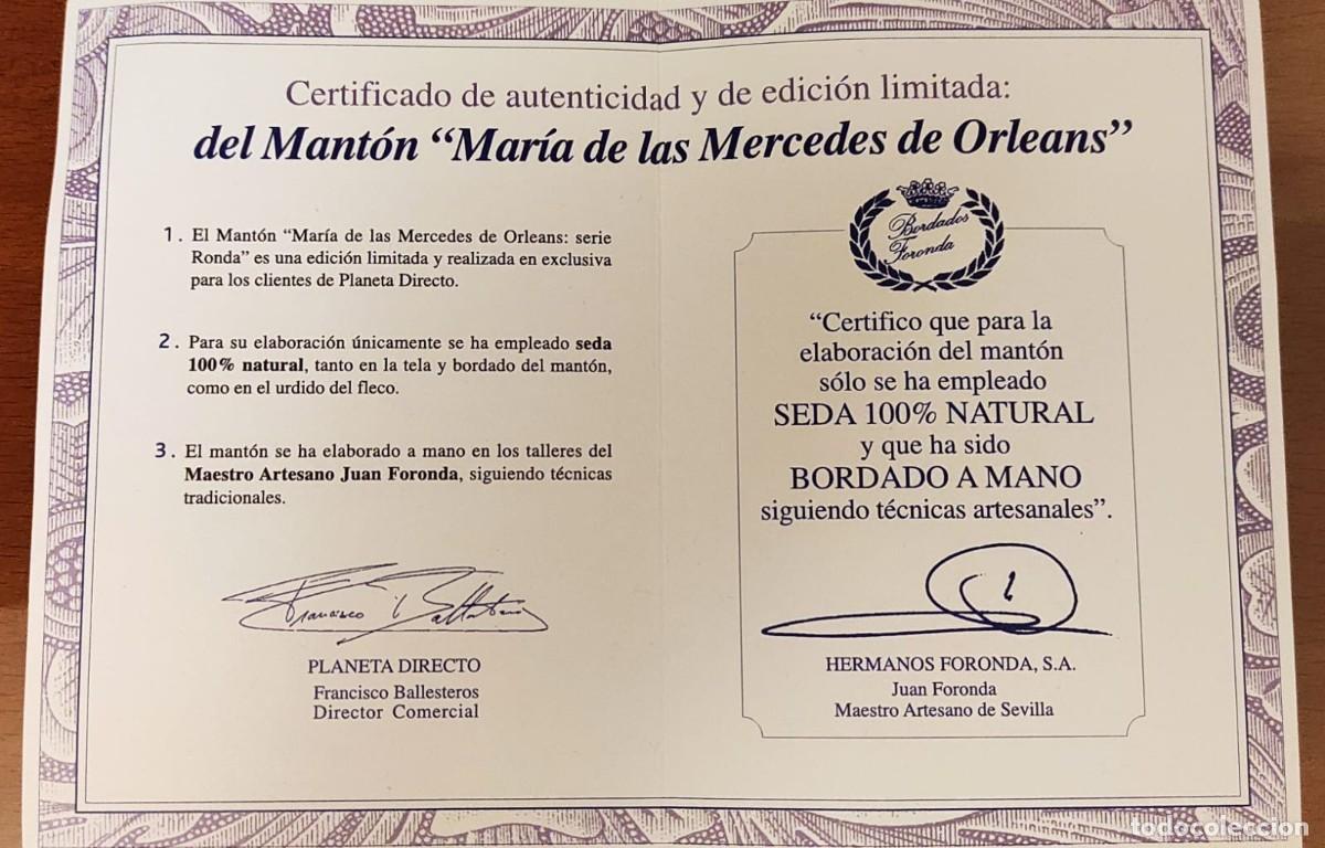 Antig&uuml;edades: MANT&Oacute;N DE MANILA DE SEDA - Foto 4