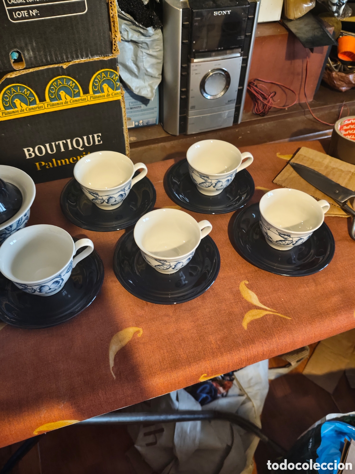Antig&uuml;edades: Juego de caf&eacute; de Pontesa - Foto 9