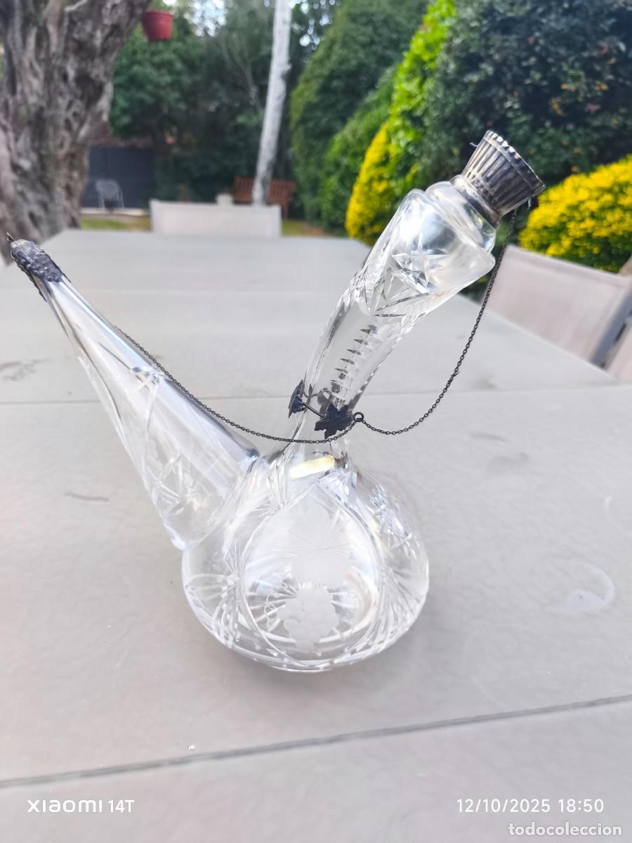 Antig&uuml;edades: PORRON ANTIGUO DE CRISTAL TALLADO