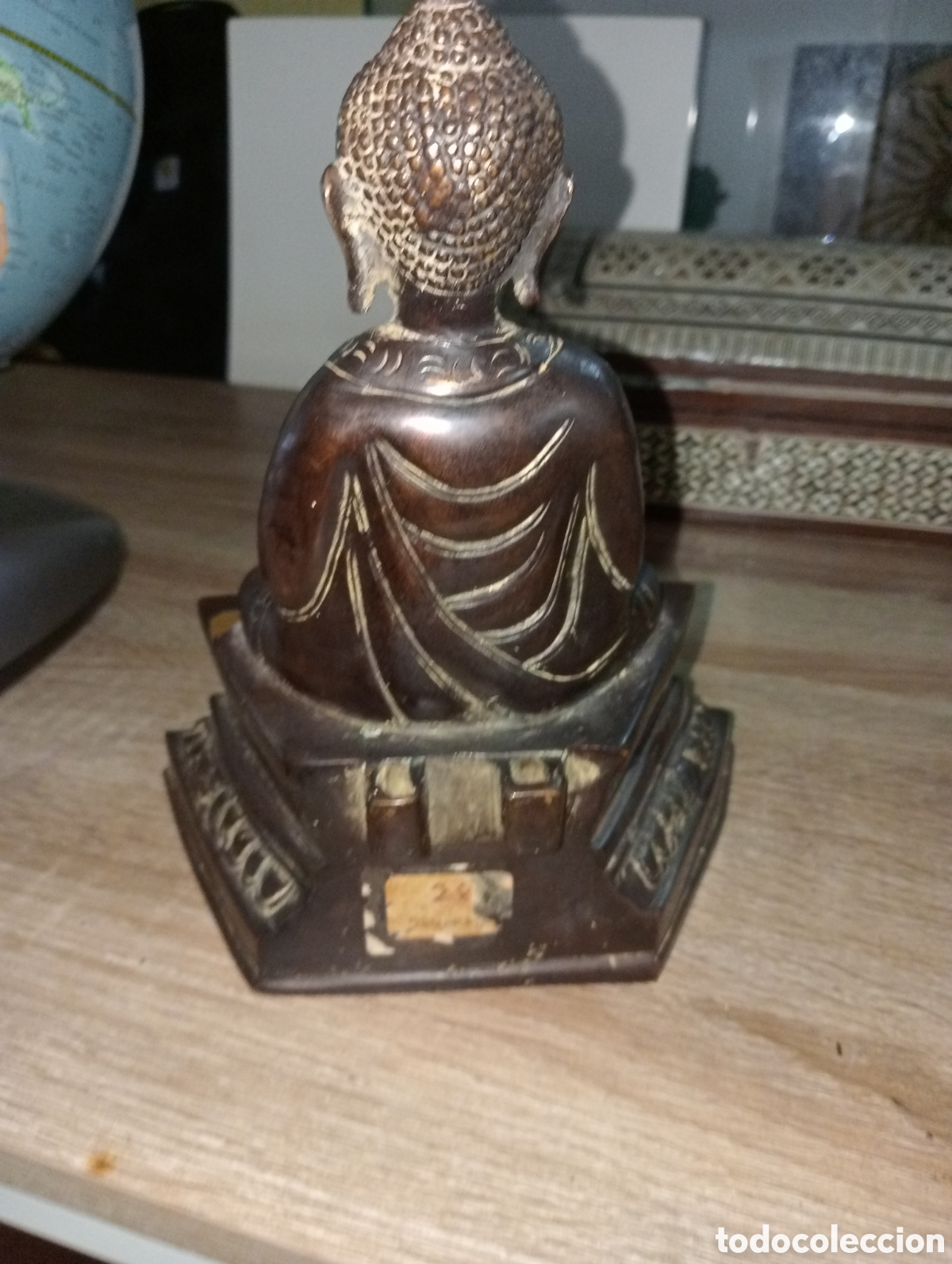 Antig&uuml;edades: Buda de bronce vintage - Foto 2