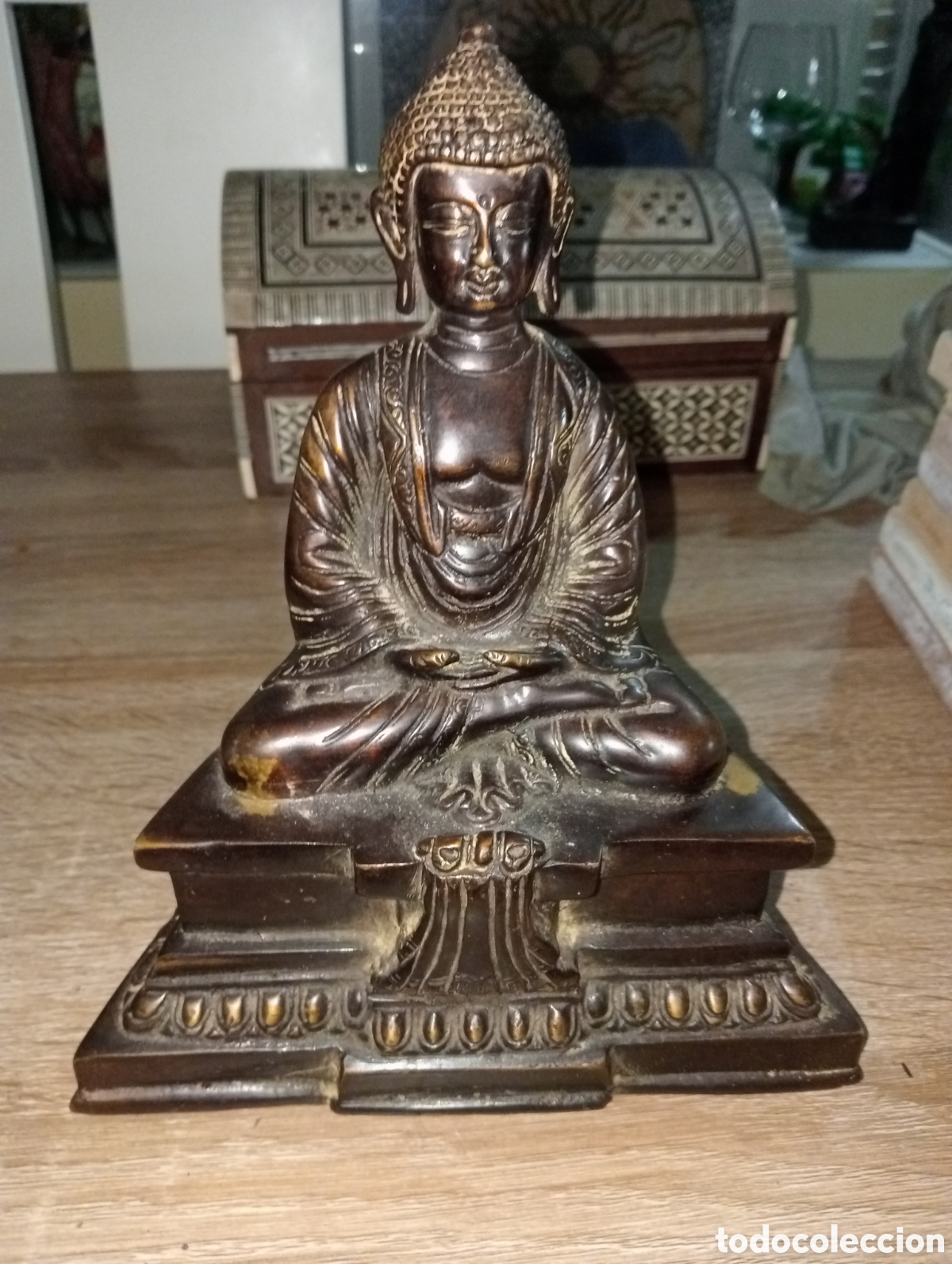 Antig&uuml;edades: Buda de bronce vintage - Foto 1