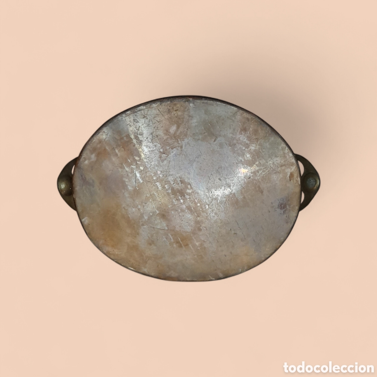 Antig&uuml;edades: Antiguo macetero en cobre. - Foto 4