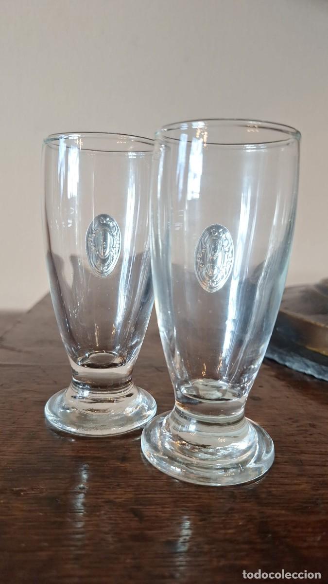 Antig&uuml;edades: 5 Copas de Licor de Cristal con Aplique de Plata - Foto 8