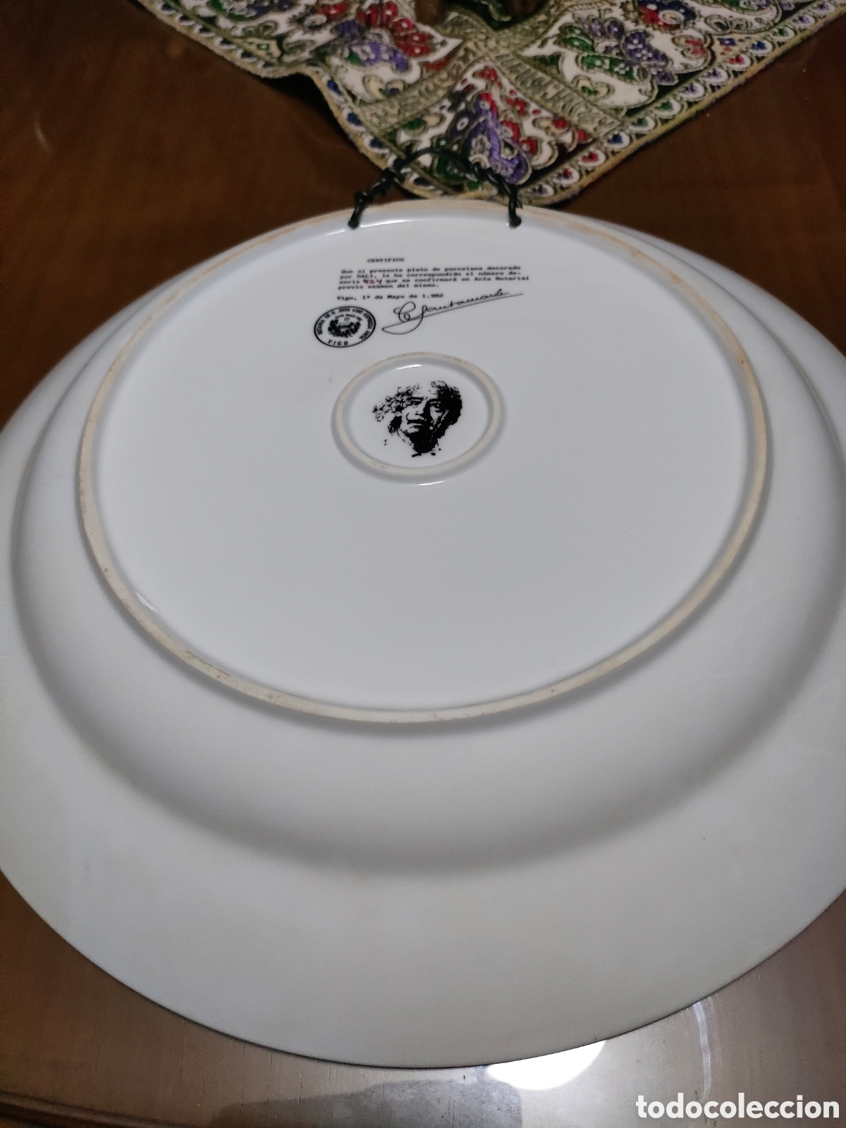 Antig&uuml;edades: Gran plato de colecci&oacute;n Dal&iacute; a&ntilde;o 1982 - Foto 6