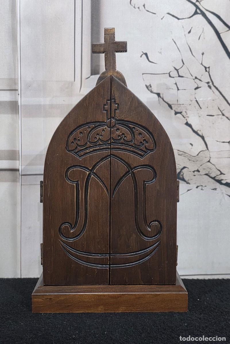Antig&uuml;edades: Antigua capilla de mesa estilo G&oacute;tico - Foto 2
