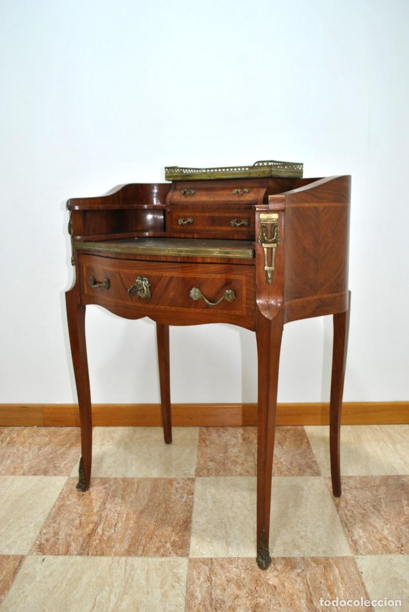 Antig&uuml;edades: ESCRITORIO ANTIGUO ESTILO LUIS XVI - Foto 7