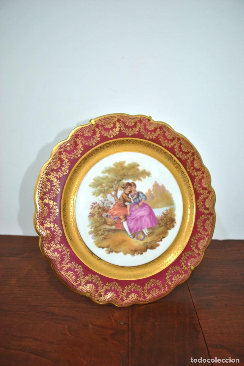 Antig&uuml;edades: PLATO PORCELANA LIMOGES - Foto 1