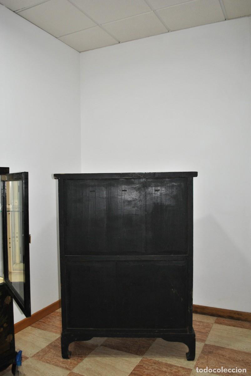 Antig&uuml;edades: MUEBLE AUIXLIAR CHINO DE MADERA - Foto 7