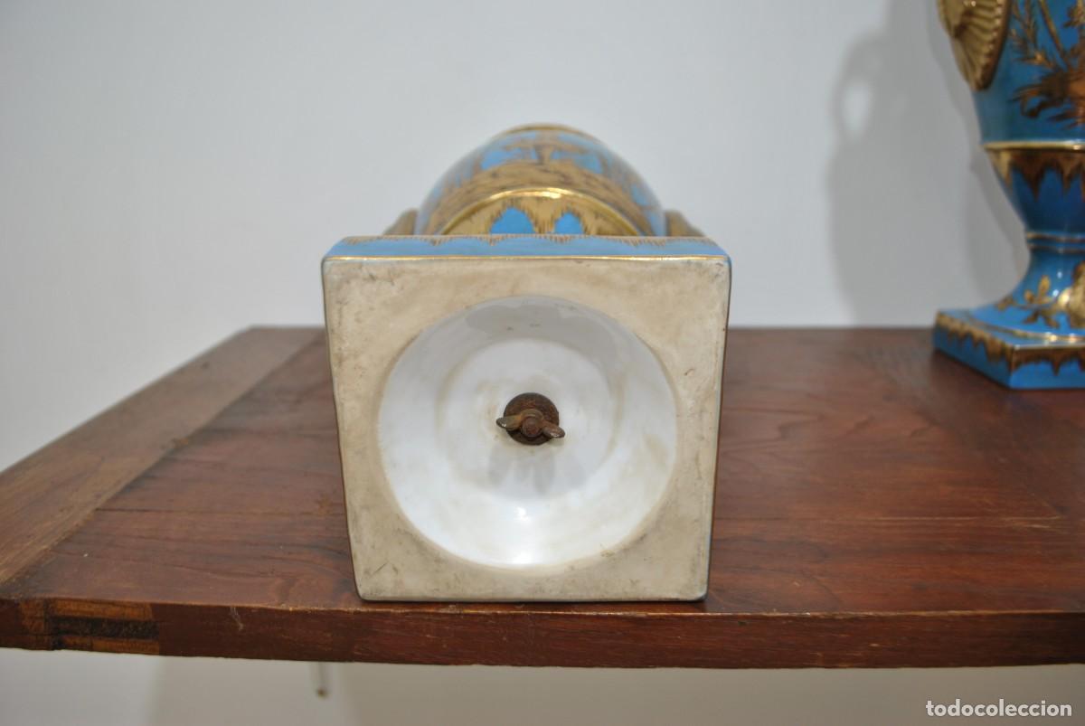 Antig&uuml;edades: JARRONES DE PORCELANA AZUL - Foto 16