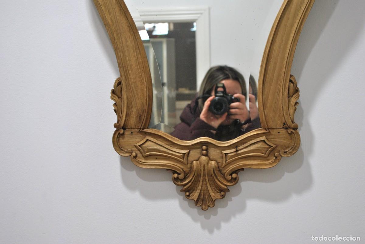 Antig&uuml;edades: ESPEJO LUIS XV NOGAL LAVADO - Foto 5