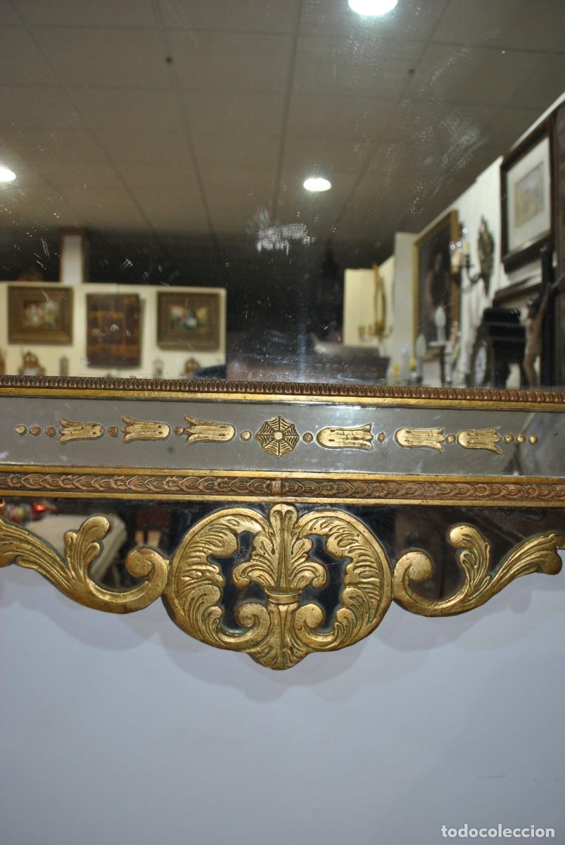Antig&uuml;edades: ESPEJO ANTIGUO LUIS XV ORO - Foto 3