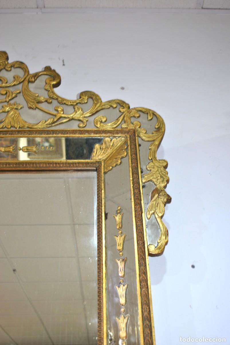 Antig&uuml;edades: ESPEJO ANTIGUO LUIS XV ORO - Foto 6