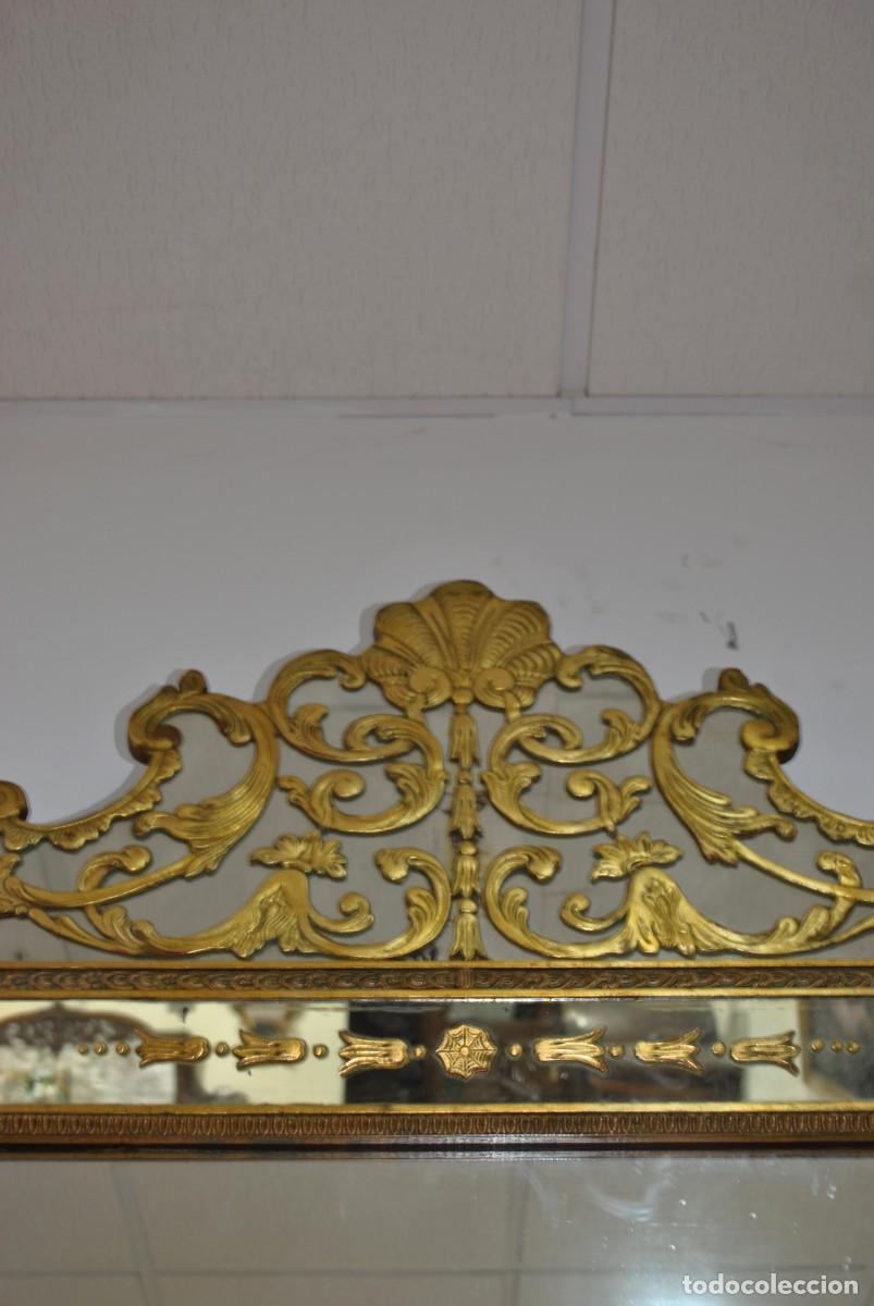 Antig&uuml;edades: ESPEJO ANTIGUO LUIS XV ORO - Foto 8