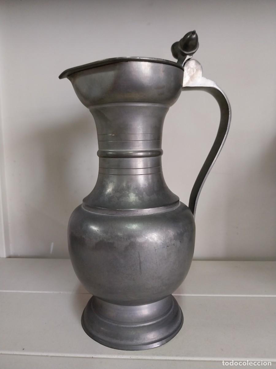 Antig&uuml;edades: ANTIGUA JARRA DE ESTA&Ntilde;O CON TAPA - Foto 1