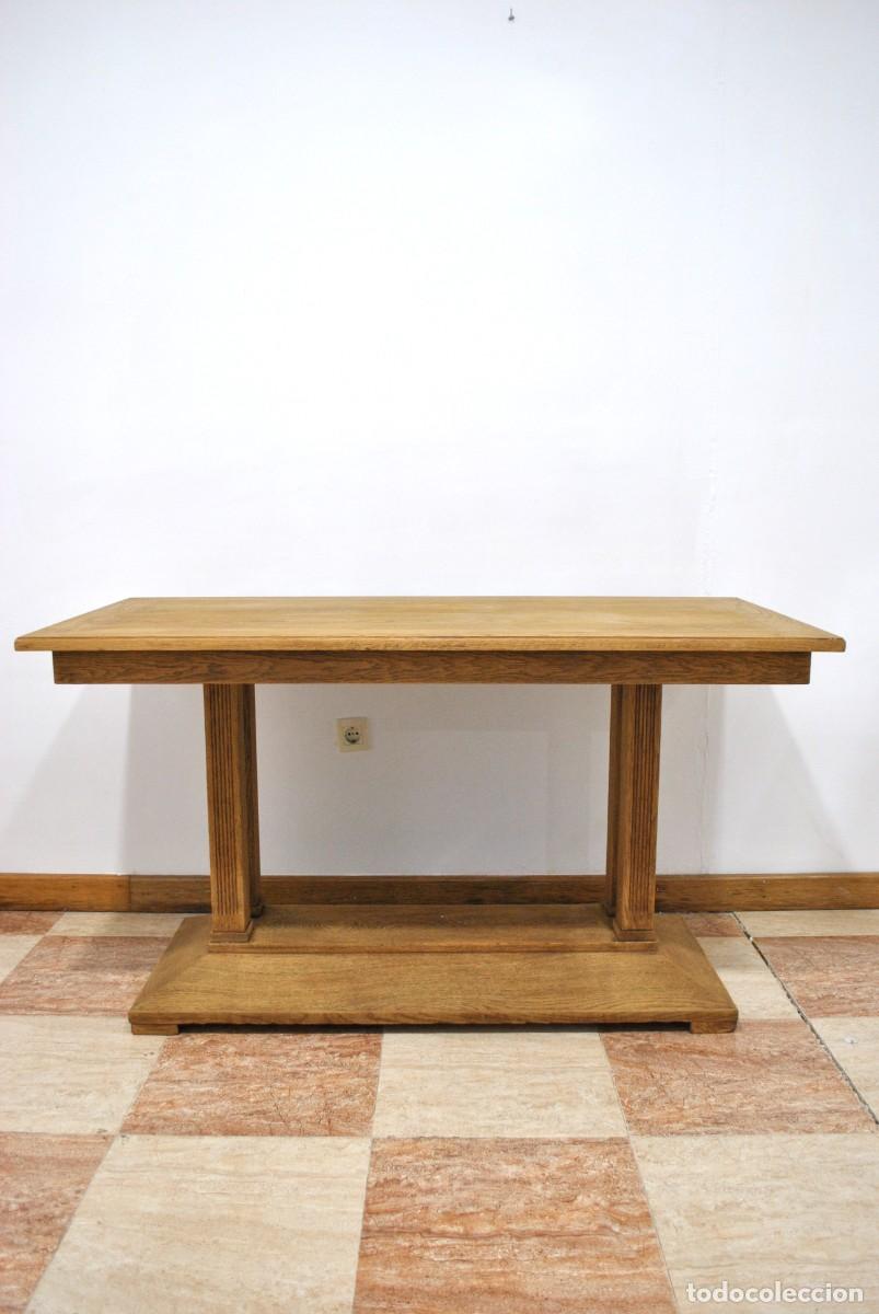 Antig&uuml;edades: MESA DE COMEDOR ROBLE ART D&Eacute;CO - Foto 1