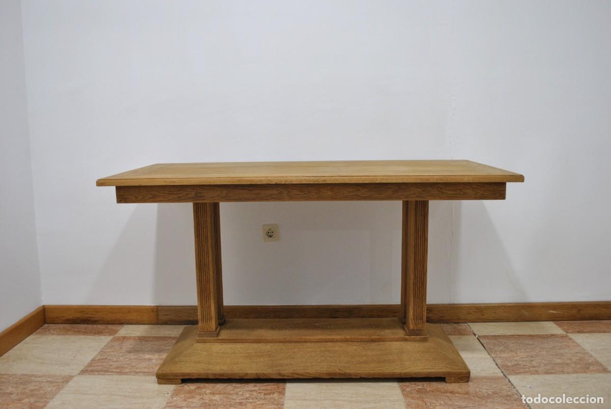 Antig&uuml;edades: MESA DE COMEDOR ROBLE ART D&Eacute;CO - Foto 2