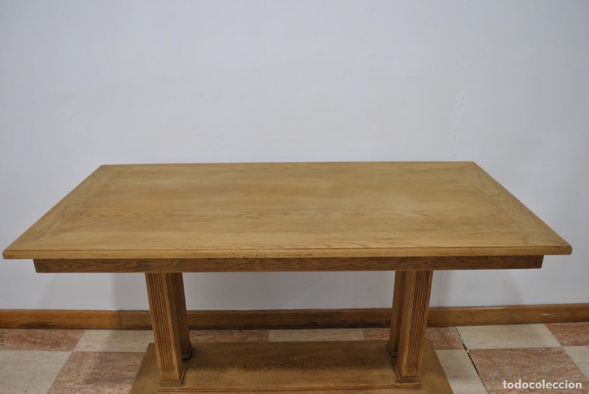 Antig&uuml;edades: MESA DE COMEDOR ROBLE ART D&Eacute;CO - Foto 4