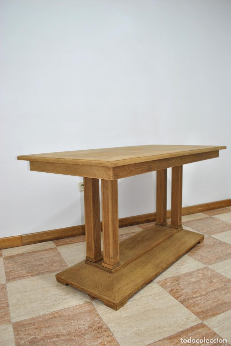 Antig&uuml;edades: MESA DE COMEDOR ROBLE ART D&Eacute;CO - Foto 8