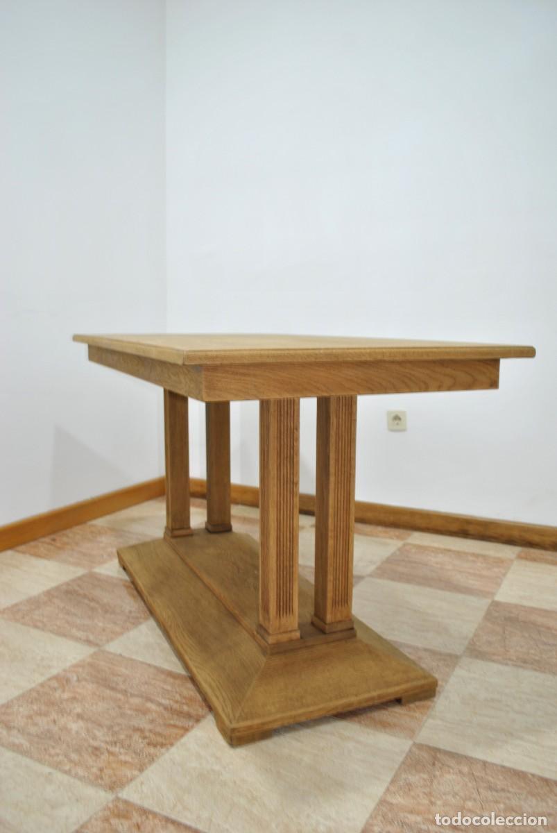 Antig&uuml;edades: MESA DE COMEDOR ROBLE ART D&Eacute;CO - Foto 10