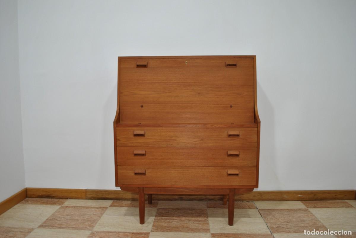 Antig&uuml;edades: ESCRITORIO SECRETER DAN&Eacute;S MID CENTURY - Foto 2