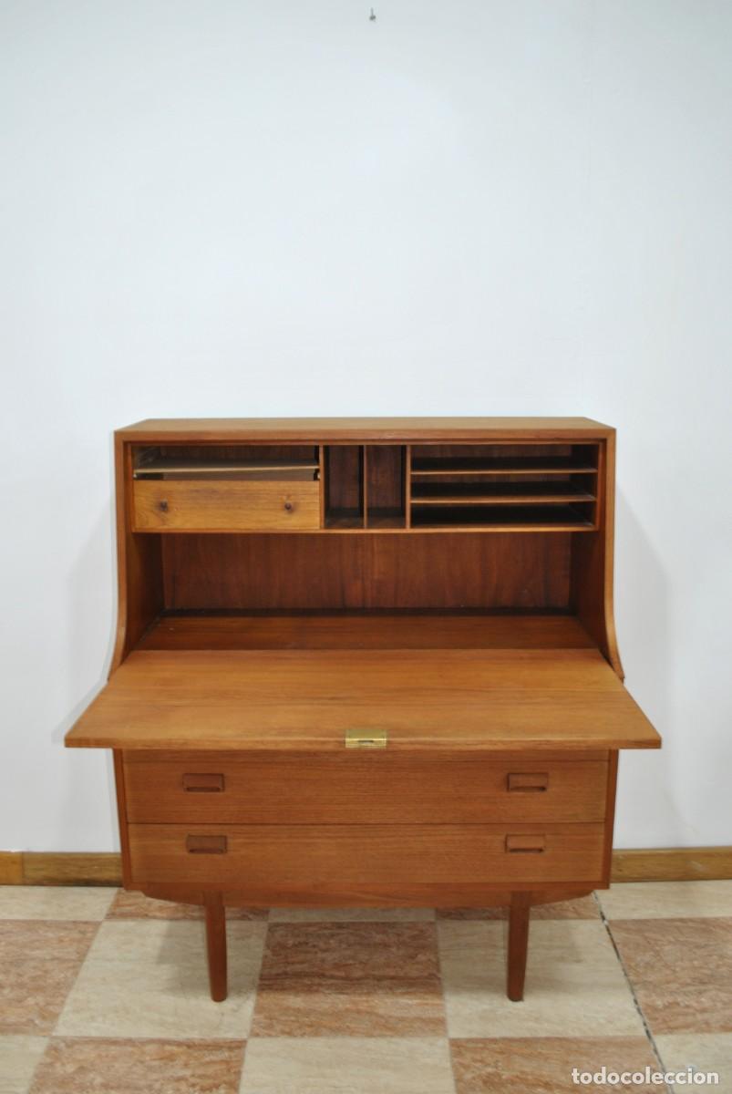 Antig&uuml;edades: ESCRITORIO SECRETER DAN&Eacute;S MID CENTURY - Foto 3
