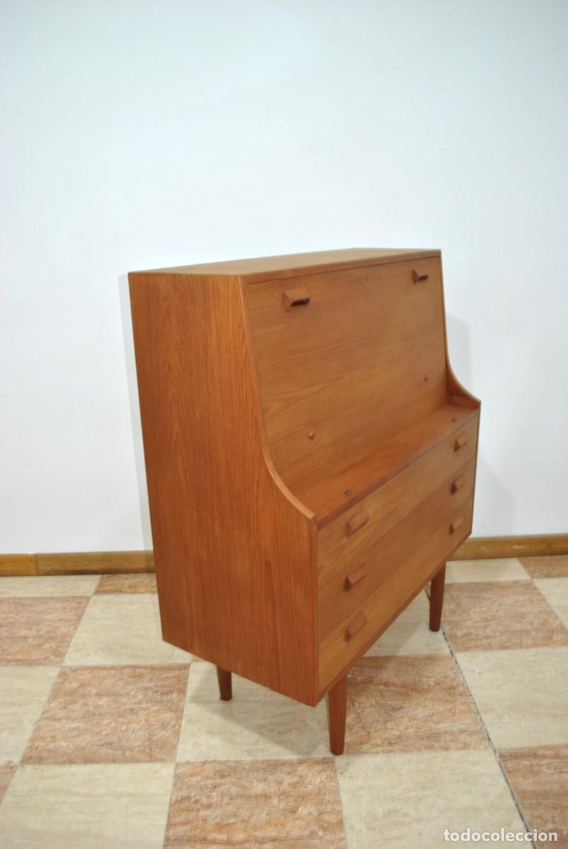 Antig&uuml;edades: ESCRITORIO SECRETER DAN&Eacute;S MID CENTURY - Foto 6