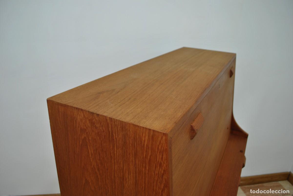 Antig&uuml;edades: ESCRITORIO SECRETER DAN&Eacute;S MID CENTURY - Foto 7