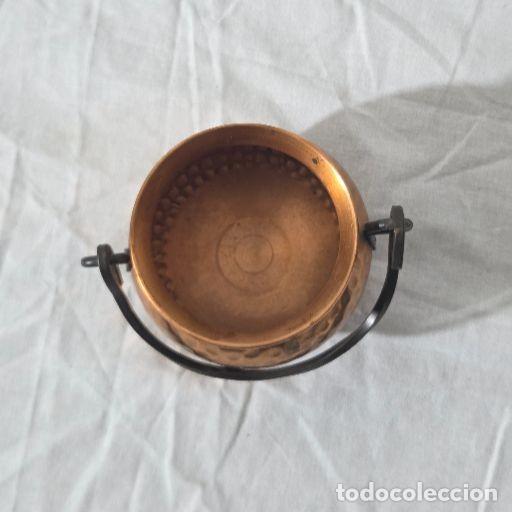 Antig&uuml;edades: Caldero de cobre con asas de hierro - Foto 15
