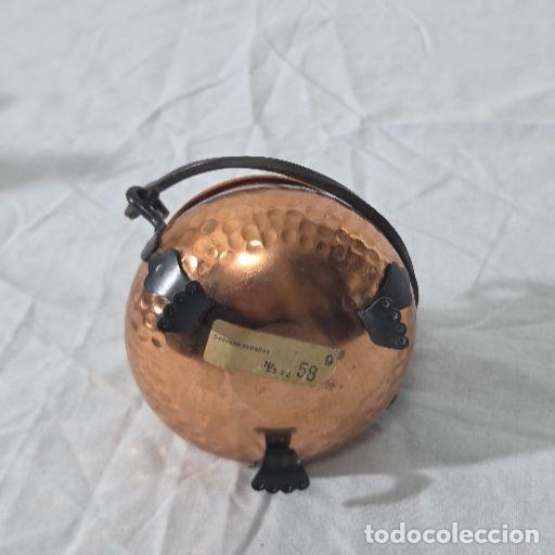 Antig&uuml;edades: Caldero de cobre con asas de hierro - Foto 16