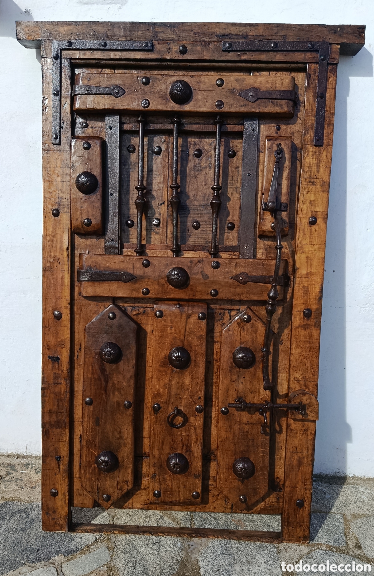 Antig&uuml;edades: Puerta de Roble maciza - Foto 2