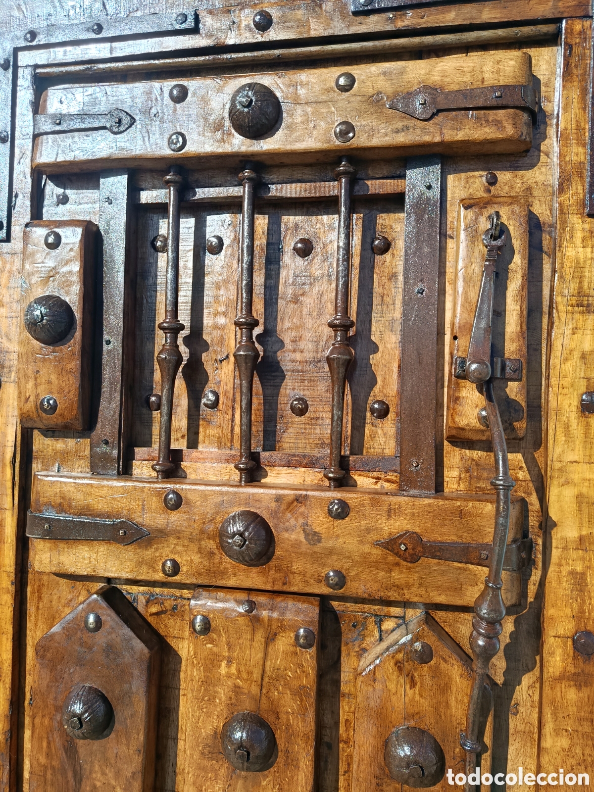 Antig&uuml;edades: Puerta de Roble maciza - Foto 3