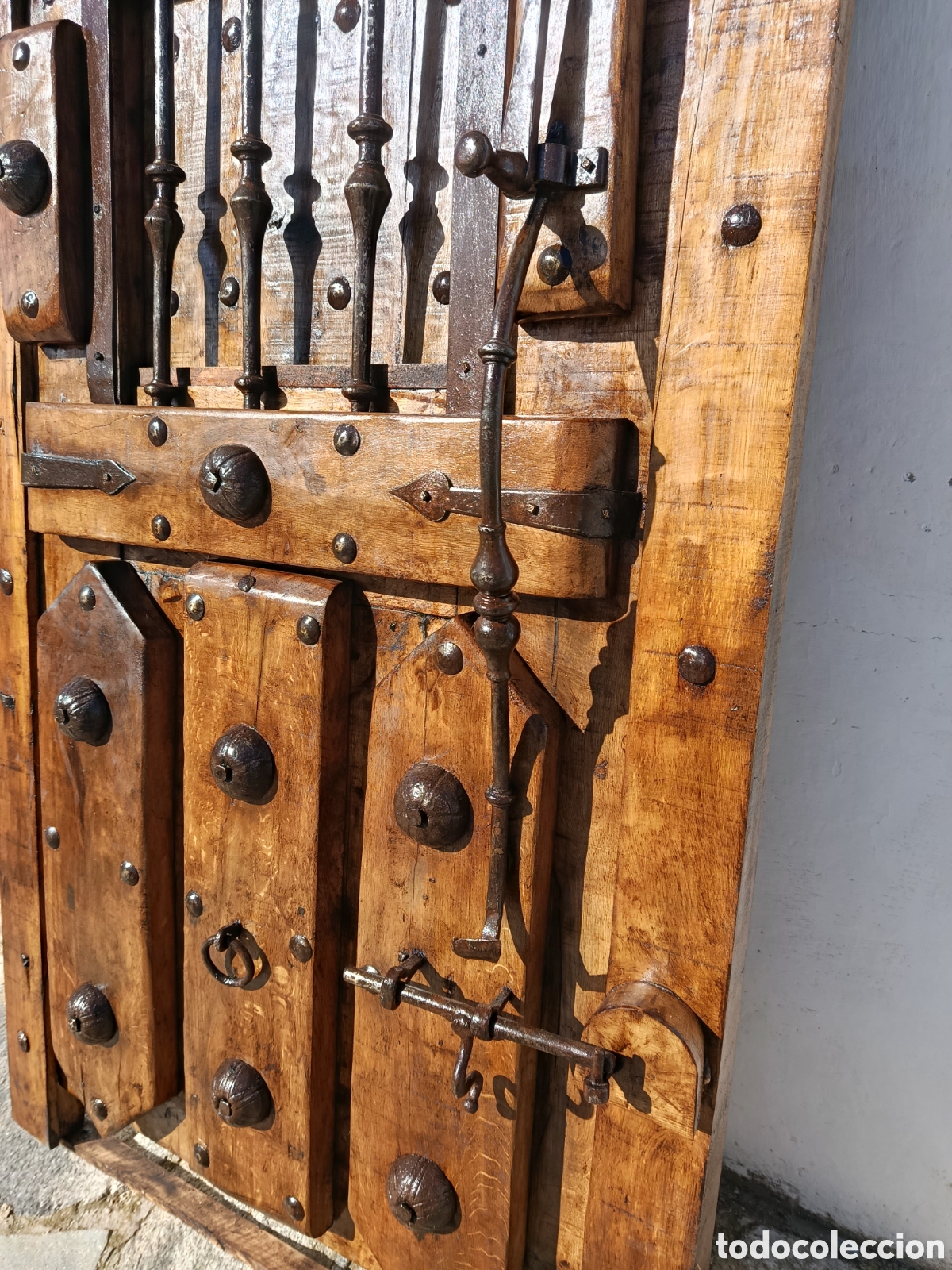 Antig&uuml;edades: Puerta de Roble maciza - Foto 5