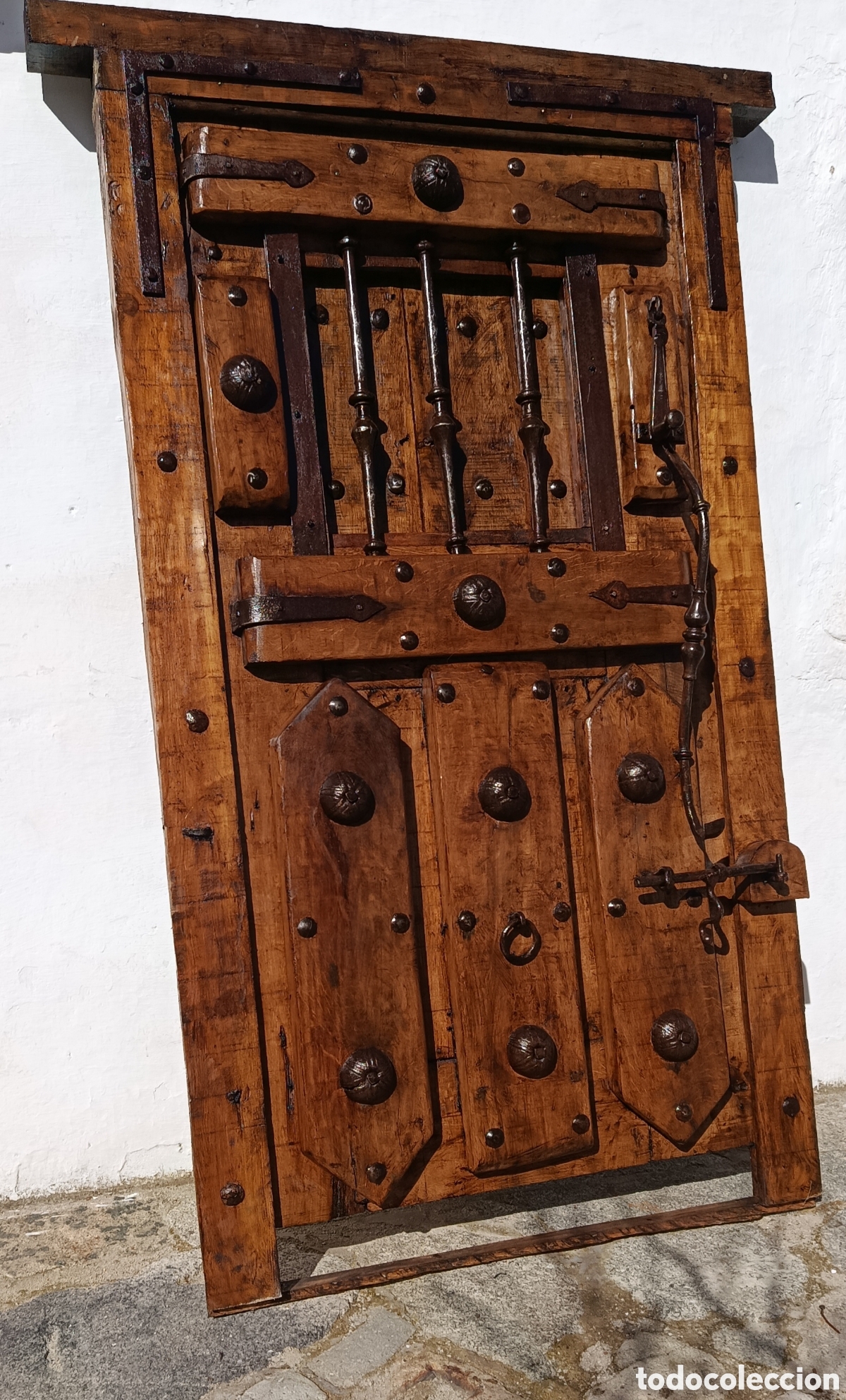 Antig&uuml;edades: Puerta de Roble maciza - Foto 7