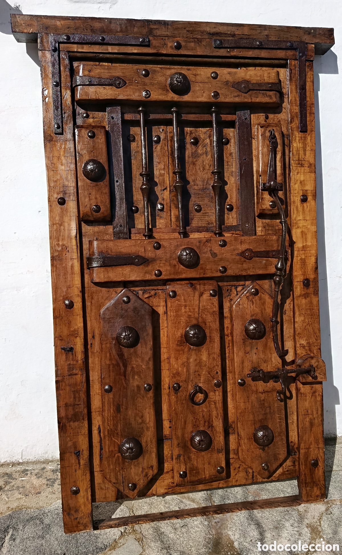 Antig&uuml;edades: Puerta de Roble maciza - Foto 8