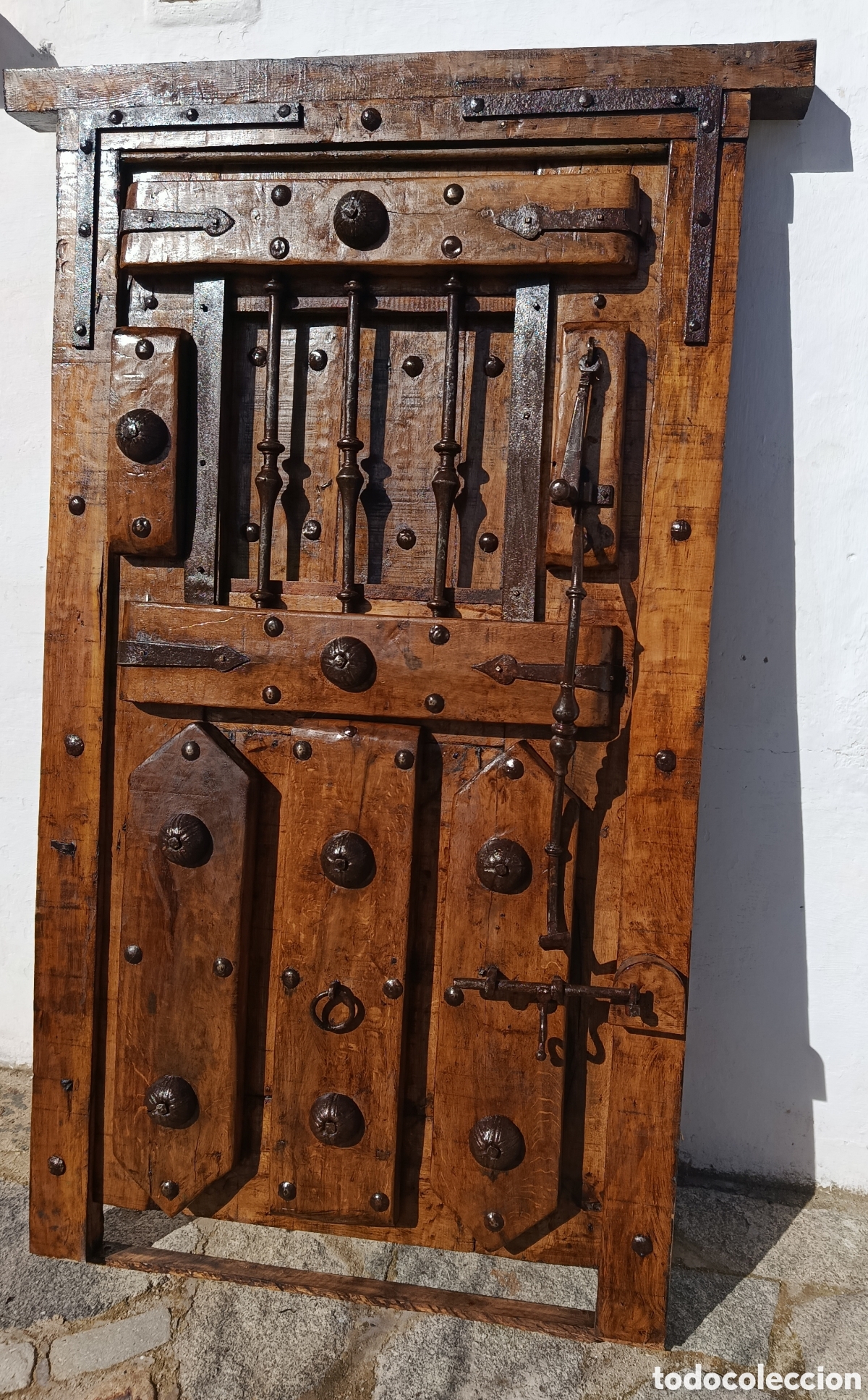 Antig&uuml;edades: Puerta de Roble maciza - Foto 1