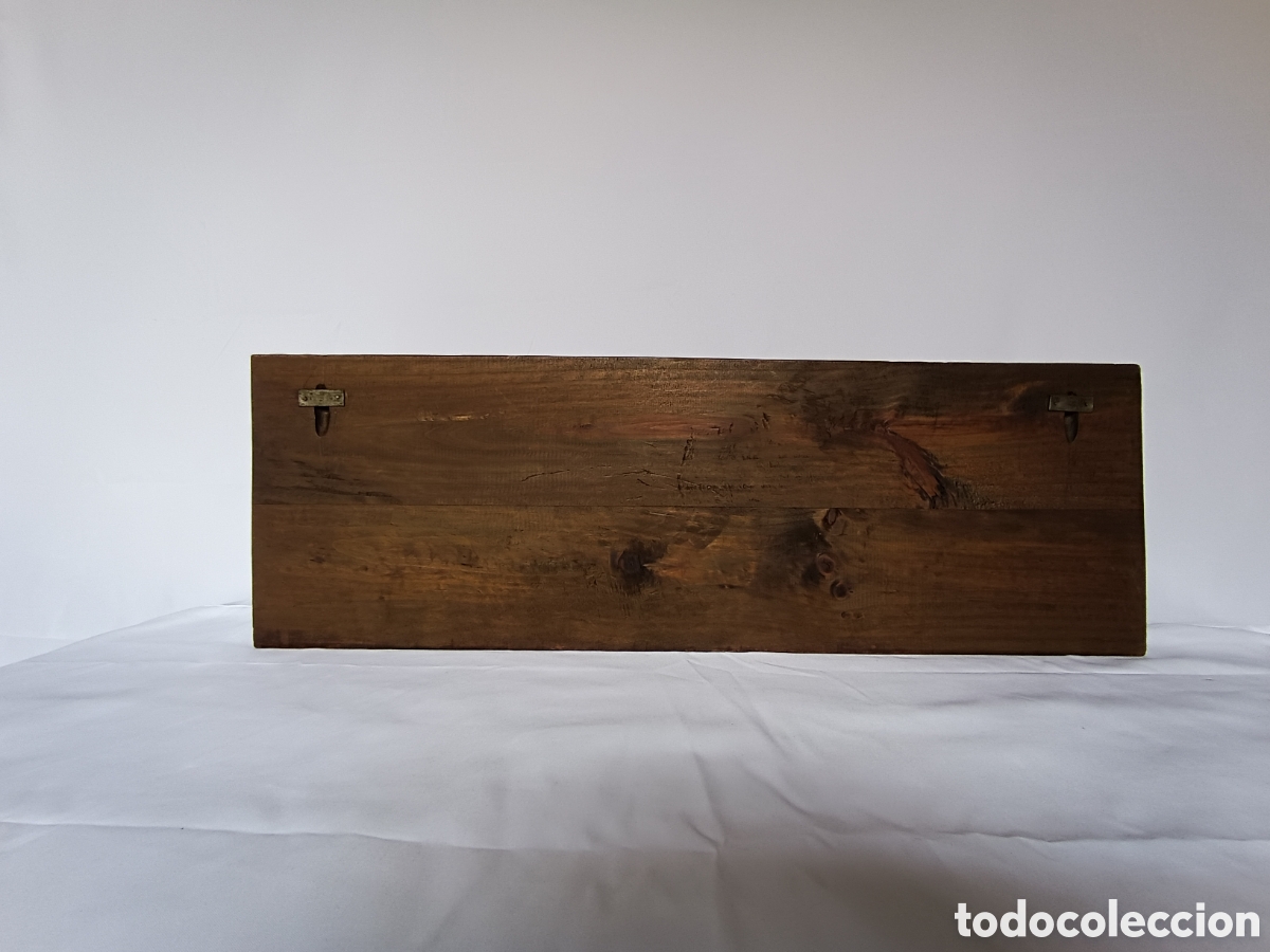 Antig&uuml;edades: Ultima cena en madera, bloque rectangular &uacute;nico - Foto 6